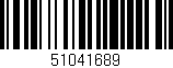 Código de barras (EAN, GTIN, SKU, ISBN): '51041689'