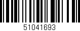 Código de barras (EAN, GTIN, SKU, ISBN): '51041693'