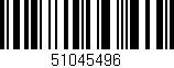 Código de barras (EAN, GTIN, SKU, ISBN): '51045496'
