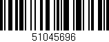 Código de barras (EAN, GTIN, SKU, ISBN): '51045696'