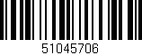 Código de barras (EAN, GTIN, SKU, ISBN): '51045706'