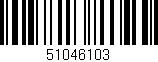 Código de barras (EAN, GTIN, SKU, ISBN): '51046103'