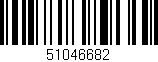 Código de barras (EAN, GTIN, SKU, ISBN): '51046682'
