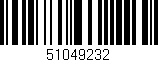 Código de barras (EAN, GTIN, SKU, ISBN): '51049232'