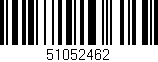 Código de barras (EAN, GTIN, SKU, ISBN): '51052462'