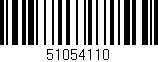 Código de barras (EAN, GTIN, SKU, ISBN): '51054110'