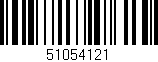 Código de barras (EAN, GTIN, SKU, ISBN): '51054121'