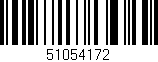 Código de barras (EAN, GTIN, SKU, ISBN): '51054172'