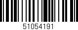 Código de barras (EAN, GTIN, SKU, ISBN): '51054191'