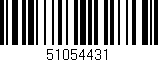 Código de barras (EAN, GTIN, SKU, ISBN): '51054431'