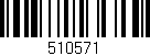 Código de barras (EAN, GTIN, SKU, ISBN): '510571'
