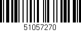 Código de barras (EAN, GTIN, SKU, ISBN): '51057270'