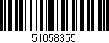 Código de barras (EAN, GTIN, SKU, ISBN): '51058355'