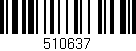 Código de barras (EAN, GTIN, SKU, ISBN): '510637'