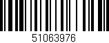Código de barras (EAN, GTIN, SKU, ISBN): '51063976'