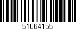Código de barras (EAN, GTIN, SKU, ISBN): '51064155'