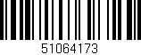 Código de barras (EAN, GTIN, SKU, ISBN): '51064173'