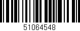 Código de barras (EAN, GTIN, SKU, ISBN): '51064548'