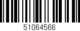 Código de barras (EAN, GTIN, SKU, ISBN): '51064566'