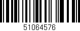 Código de barras (EAN, GTIN, SKU, ISBN): '51064576'