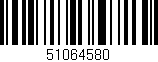 Código de barras (EAN, GTIN, SKU, ISBN): '51064580'