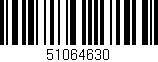 Código de barras (EAN, GTIN, SKU, ISBN): '51064630'