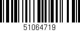 Código de barras (EAN, GTIN, SKU, ISBN): '51064719'