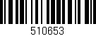 Código de barras (EAN, GTIN, SKU, ISBN): '510653'