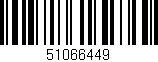 Código de barras (EAN, GTIN, SKU, ISBN): '51066449'