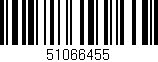Código de barras (EAN, GTIN, SKU, ISBN): '51066455'