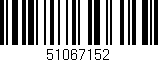 Código de barras (EAN, GTIN, SKU, ISBN): '51067152'