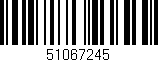 Código de barras (EAN, GTIN, SKU, ISBN): '51067245'