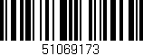 Código de barras (EAN, GTIN, SKU, ISBN): '51069173'