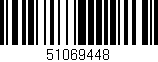 Código de barras (EAN, GTIN, SKU, ISBN): '51069448'