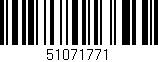 Código de barras (EAN, GTIN, SKU, ISBN): '51071771'