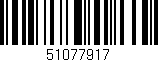 Código de barras (EAN, GTIN, SKU, ISBN): '51077917'