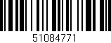 Código de barras (EAN, GTIN, SKU, ISBN): '51084771'