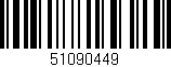 Código de barras (EAN, GTIN, SKU, ISBN): '51090449'