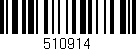 Código de barras (EAN, GTIN, SKU, ISBN): '510914'
