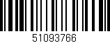 Código de barras (EAN, GTIN, SKU, ISBN): '51093766'