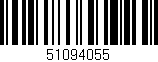 Código de barras (EAN, GTIN, SKU, ISBN): '51094055'