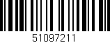Código de barras (EAN, GTIN, SKU, ISBN): '51097211'