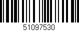 Código de barras (EAN, GTIN, SKU, ISBN): '51097530'
