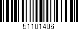 Código de barras (EAN, GTIN, SKU, ISBN): '51101406'