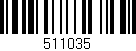 Código de barras (EAN, GTIN, SKU, ISBN): '511035'