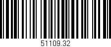 Código de barras (EAN, GTIN, SKU, ISBN): '51109.32'