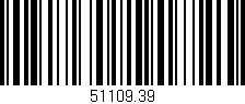 Código de barras (EAN, GTIN, SKU, ISBN): '51109.39'