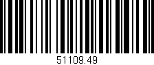 Código de barras (EAN, GTIN, SKU, ISBN): '51109.49'
