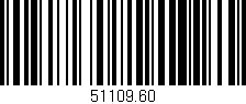 Código de barras (EAN, GTIN, SKU, ISBN): '51109.60'