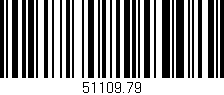 Código de barras (EAN, GTIN, SKU, ISBN): '51109.79'